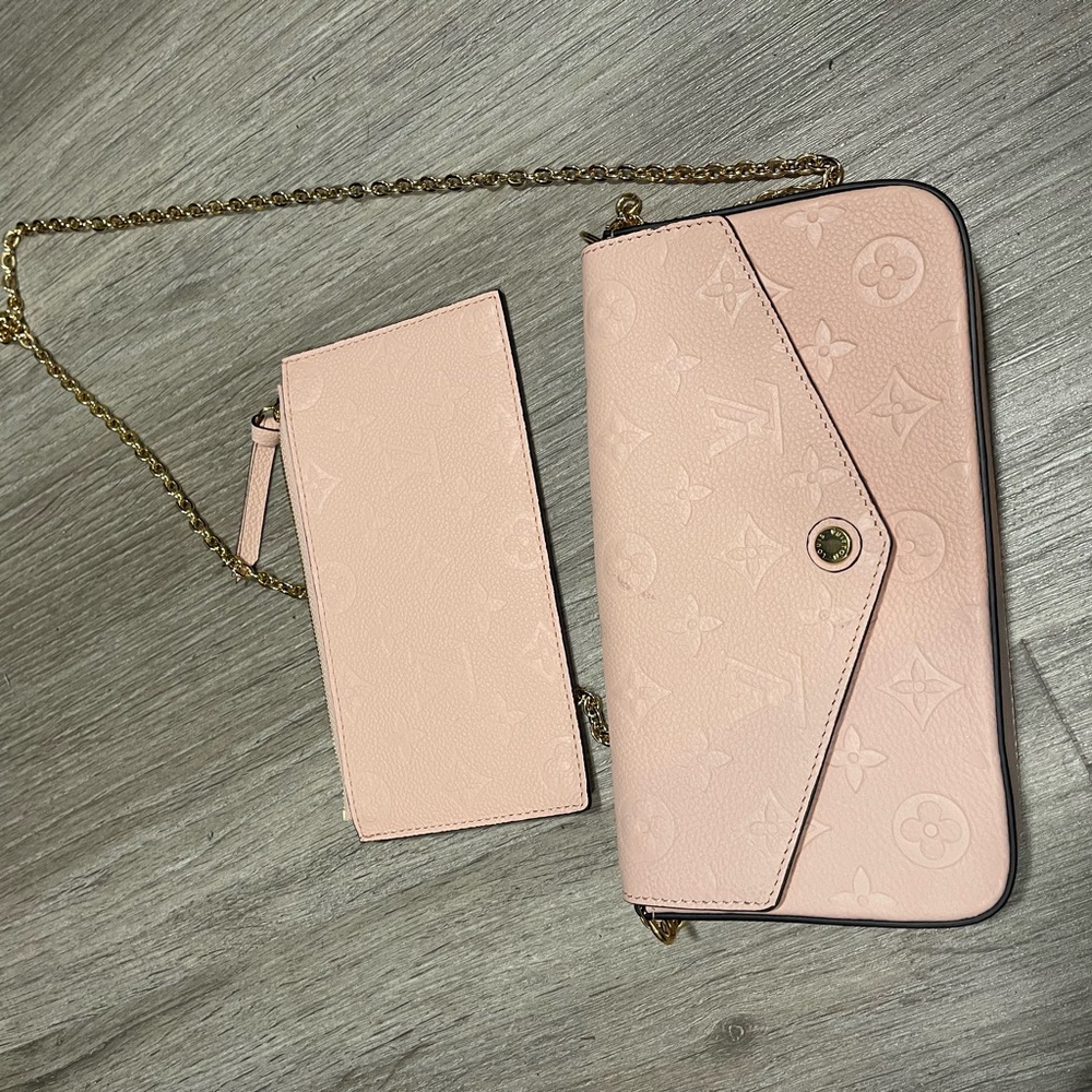 Monogram Pochette Félicie Elegant Pink Designer bag